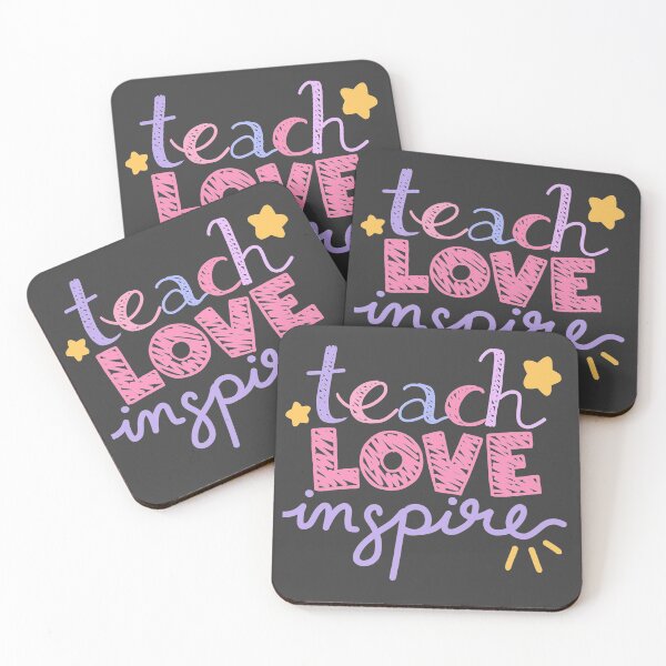 Item preview, Teach Love Inspire (Purple Pink Text) designed and sold by Amywear.