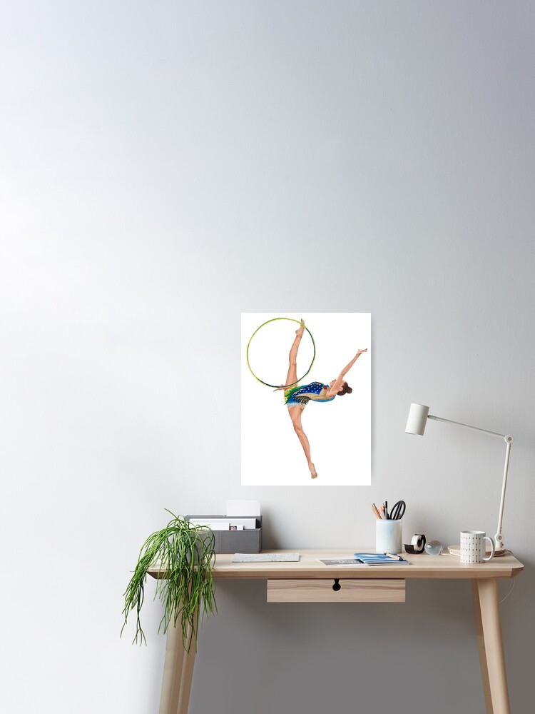 Rhythmic Gymnastics Anastasia Salos Hoop Poster for Sale by