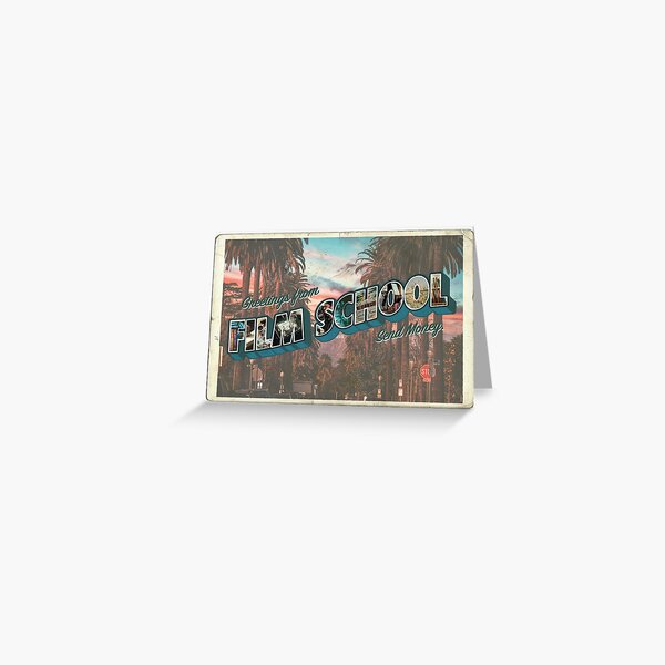 Greetings from Film School Postcard Greeting Card