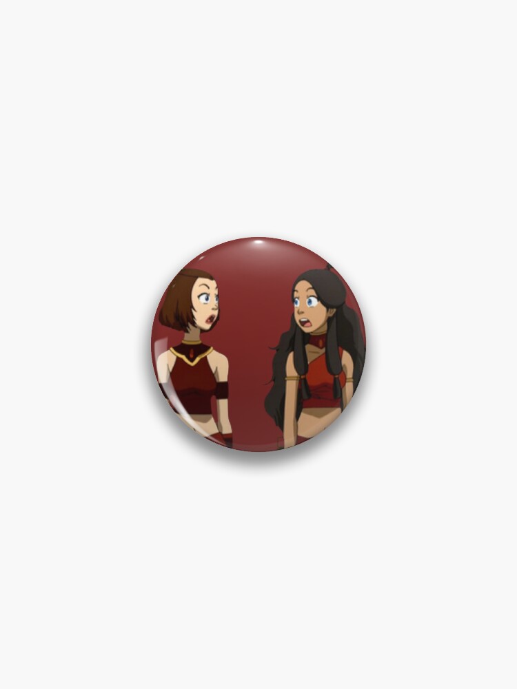 Katara Suki Fire Nation Outfits Button Von Korrasamiqueens Redbubble