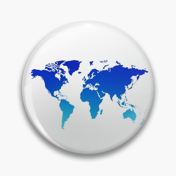 Item preview, Ombré World Map (Blue) designed and sold by designsbyalyssa.
