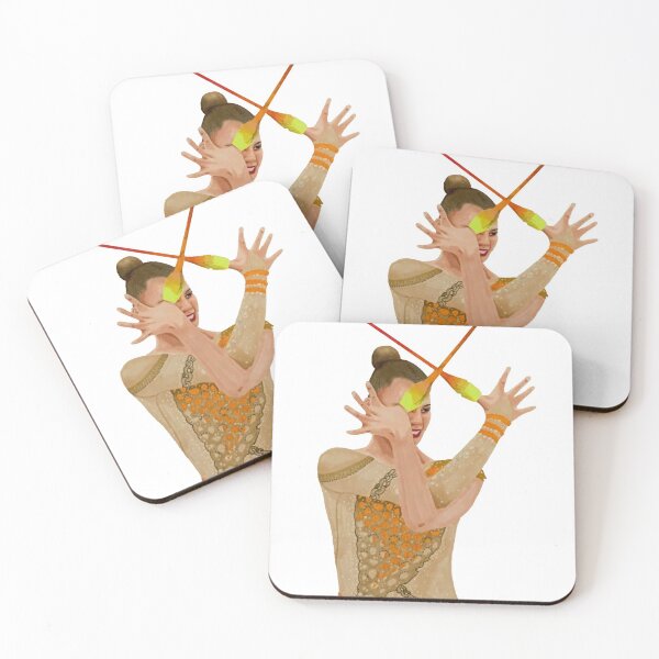 Item preview, Rhythmic Gymnastics Alexandra Soldatova Clubs designed and sold by rhythmicdrawing.