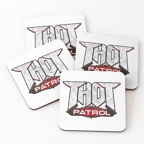 Item preview, Thot Patrol logo parody designed and sold by Scrapyardigan.