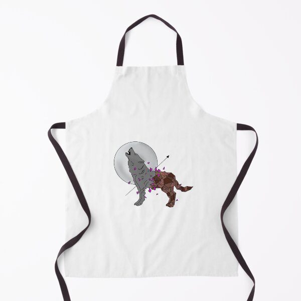 Item preview, Geometric Wolf in front of Moon designed and sold by violetmarissa19.