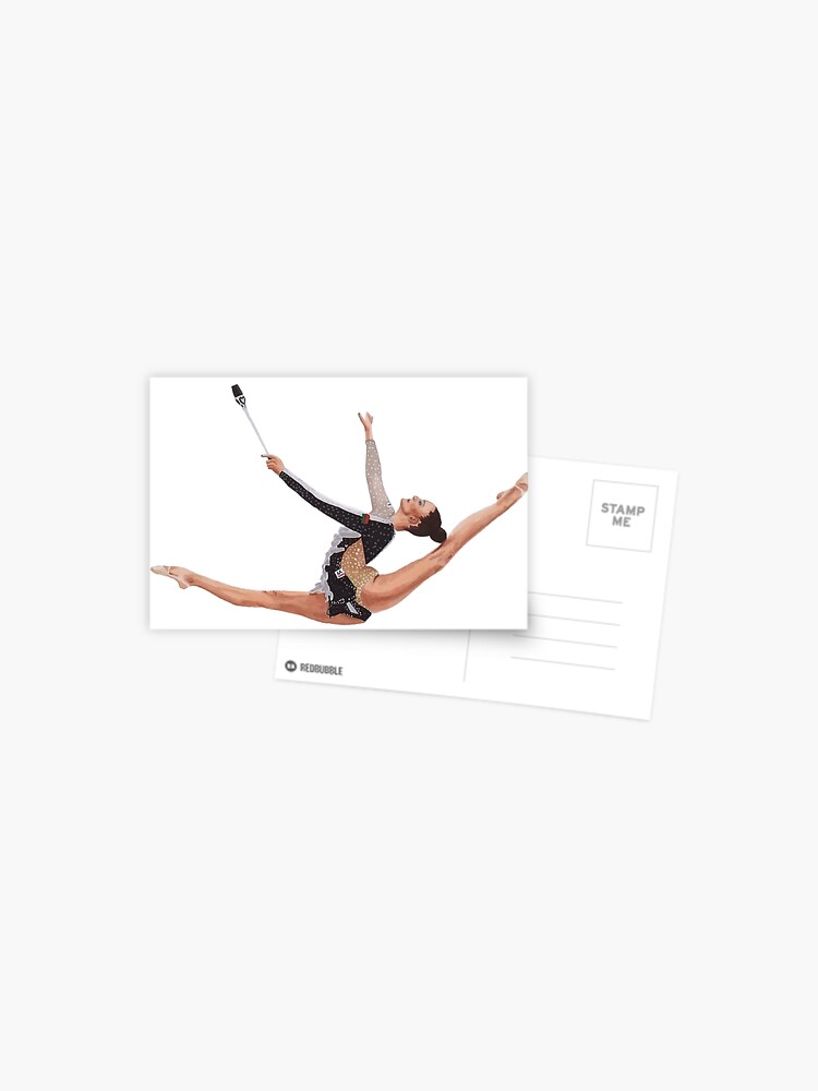 Rhythmic Gymnastics Alina Harnasko Clubs - Jump! | Postcard