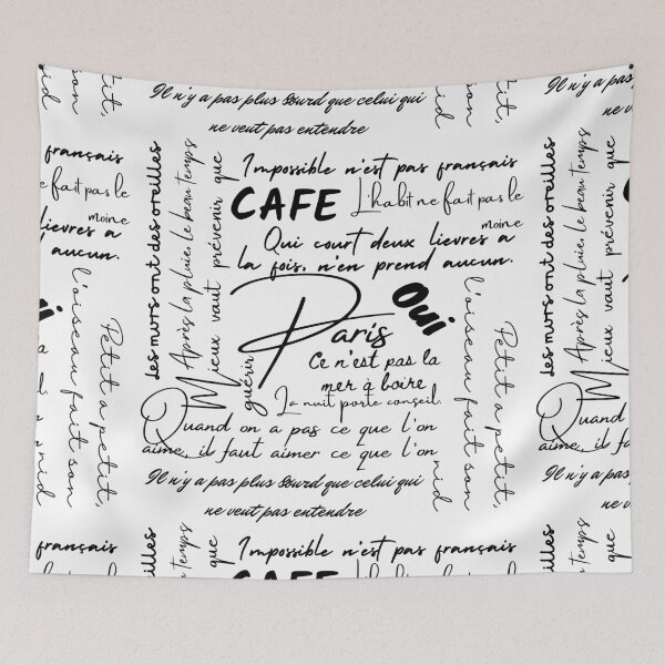 Item preview, French Sayings designed and sold by SunriseStar.