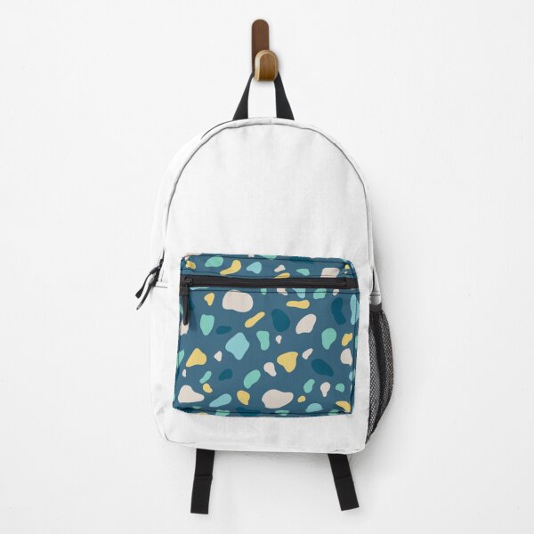 Item preview, blue-scale terrazzo designed and sold by a-maliva.