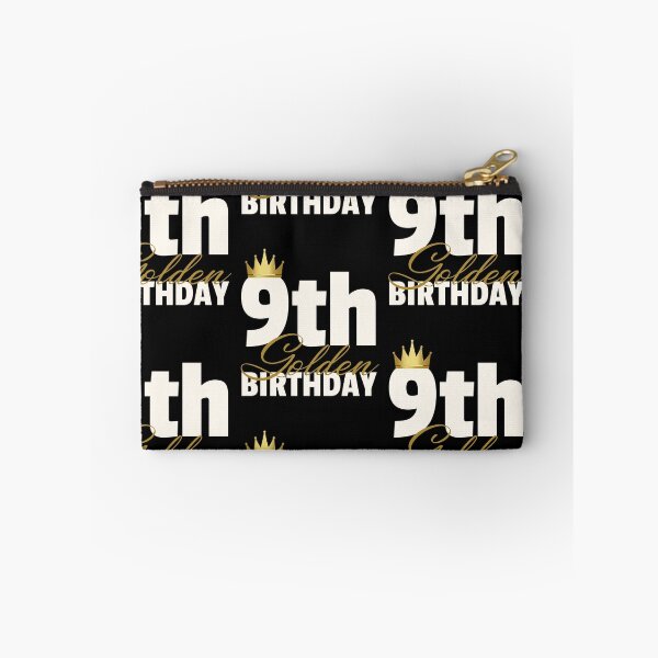 Item preview, Kids 9th Golden Birthday Year Age Crown design designed and sold by doodabobs.