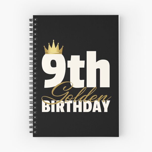 Item preview, Kids 9th Golden Birthday Year Age Crown design designed and sold by doodabobs.