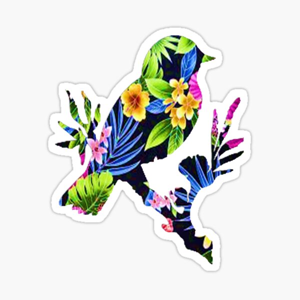 tropical aviary DIGITAL TRENDs Sticker