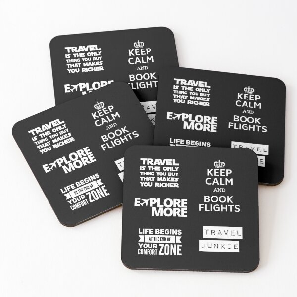 Item preview, Wanderlust Travel Quotes  | Sticker Pack designed and sold by CarpeDiemLife.