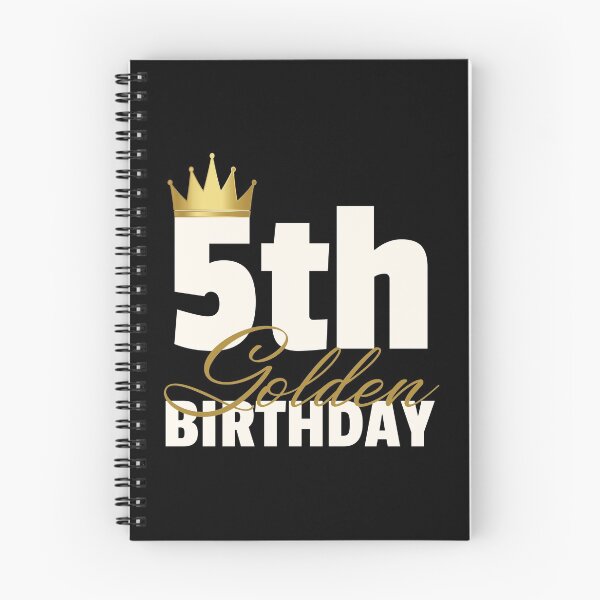 Item preview, Kids 5th Golden Birthday Year Age Crown design designed and sold by doodabobs.