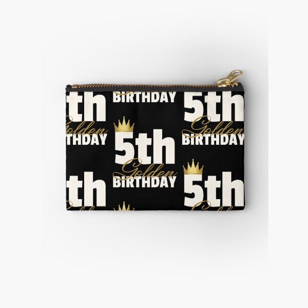 Item preview, Kids 5th Golden Birthday Year Age Crown design designed and sold by doodabobs.