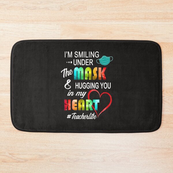 Item preview, I'm Smiling Under The Mask Hugging You In My Heart designed and sold by SamArtistbyAUS.