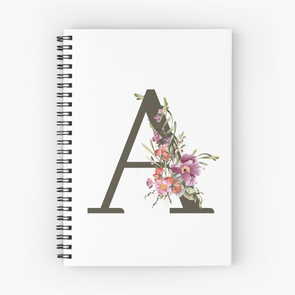Item preview, Floral Wreath Bouquet Arrangement Monogram Letter A designed and sold by TheFamilyVan.