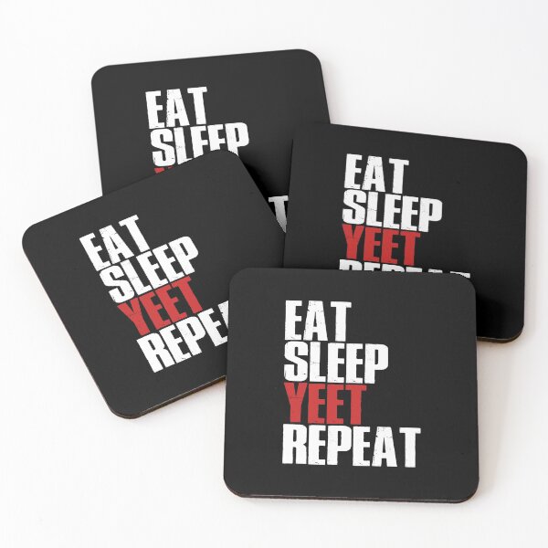 Item preview, Eat Sleep Yeet Repeat Dank Meme Dance Quote designed and sold by artiagasonya.