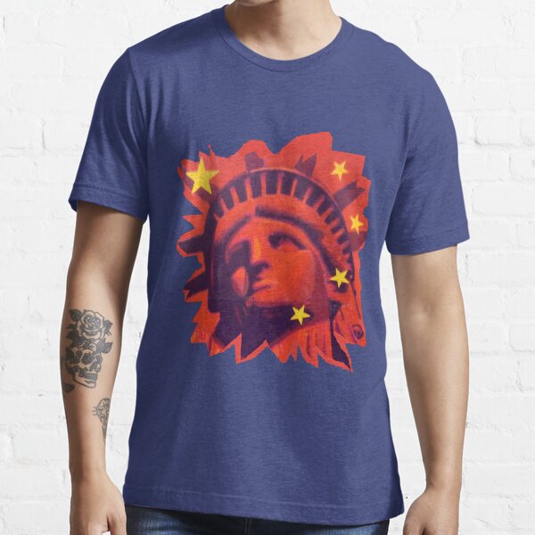 Red Liberty (cut out) Essential T-Shirt