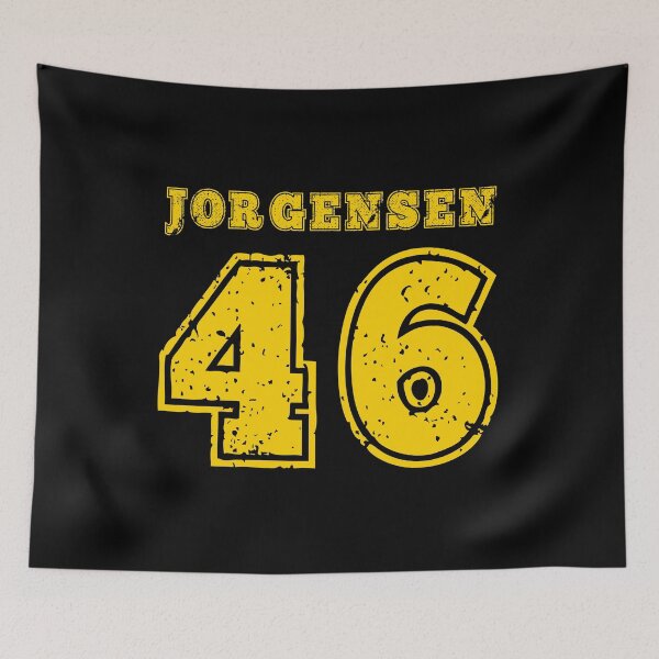 Item preview, Jorgensen 46 Jersey Design designed and sold by NoveltyMerch.