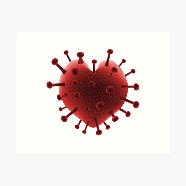 Item preview, The Virus of LOVE! Heart-shaped virus! designed and sold by PIXEL POP DESIGNS - Beyond the Norm!.