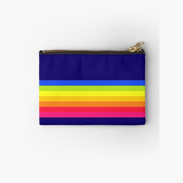 Item preview, vintage rainbow stripe on navy designed and sold by Camille Gerrick.