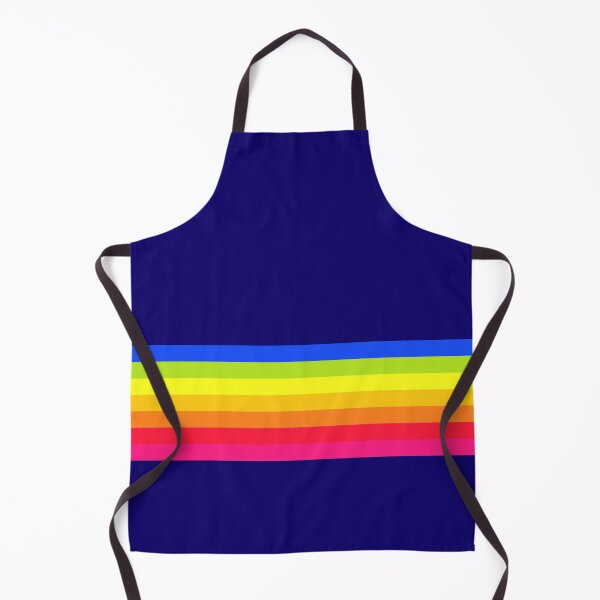 Item preview, vintage rainbow stripe on navy designed and sold by Camille Gerrick.