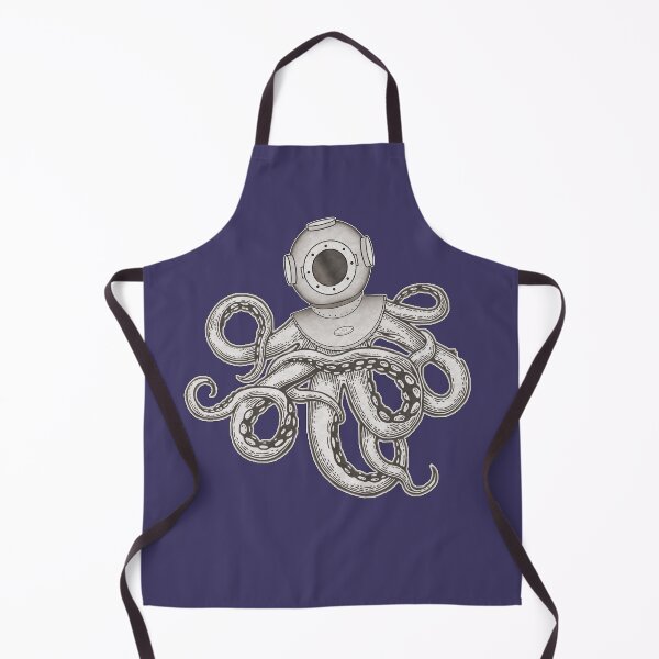 Item preview, Steampunk Octopus With Diving Bell designed and sold by DeAnna Hickman.