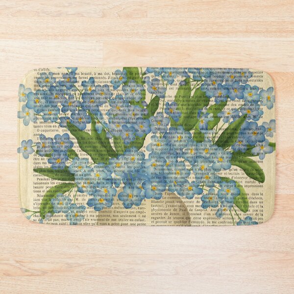 Item preview, Botanical prints - blue flowers - forget-me-not designed and sold by Red Witch Art.