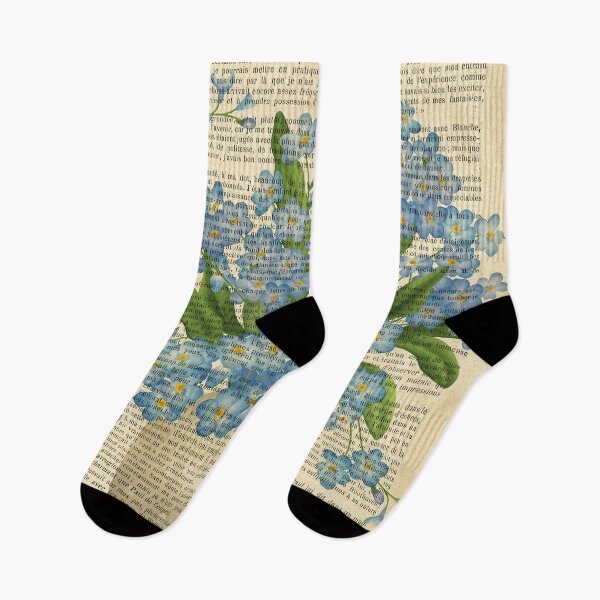 Item preview, Botanical prints - blue flowers - forget-me-not designed and sold by Red Witch Art.