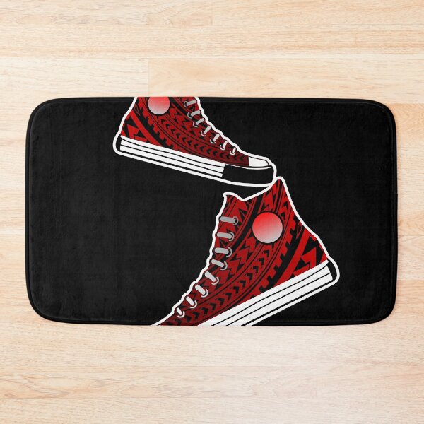 Item preview, tribal red shoes  designed and sold by ARTSHACKPRINTS.