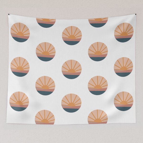 Item preview, geometric sunrise designed and sold by ellanadboralski.
