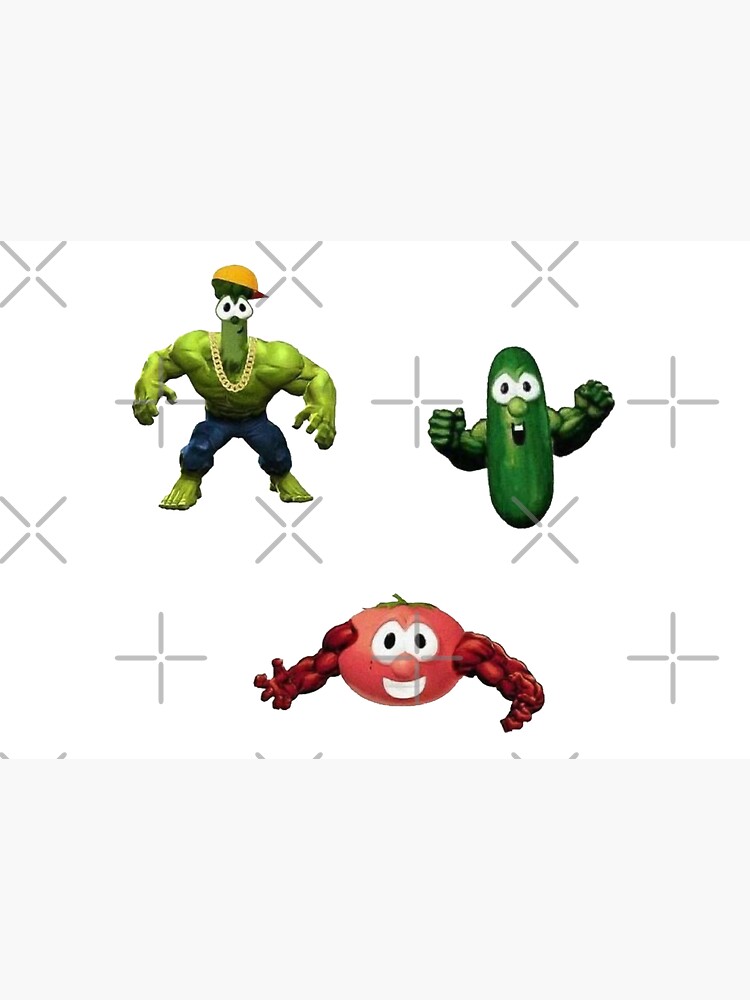 Veggie Tales Avengers Assemble Sticker Pack by Catpuss