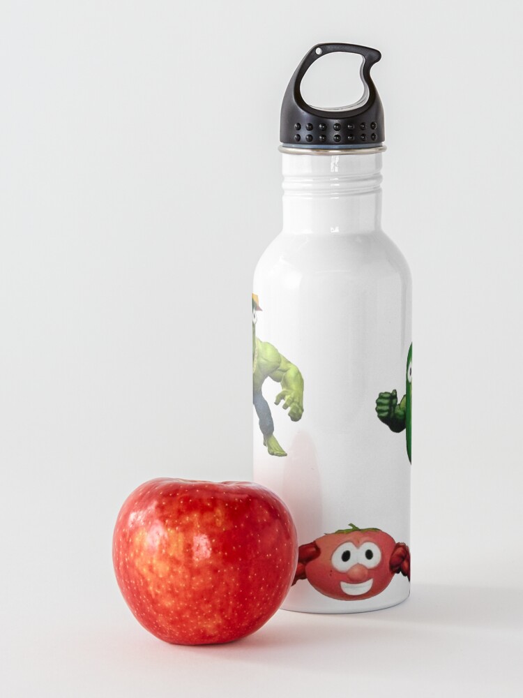 Alternate view of Veggie Tales Avengers Assemble Sticker Pack Water Bottle