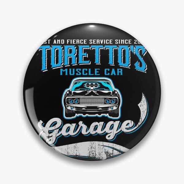 Item preview, Toretto's Muscle Car Garage Fierce Service designed and sold by Alema Art.