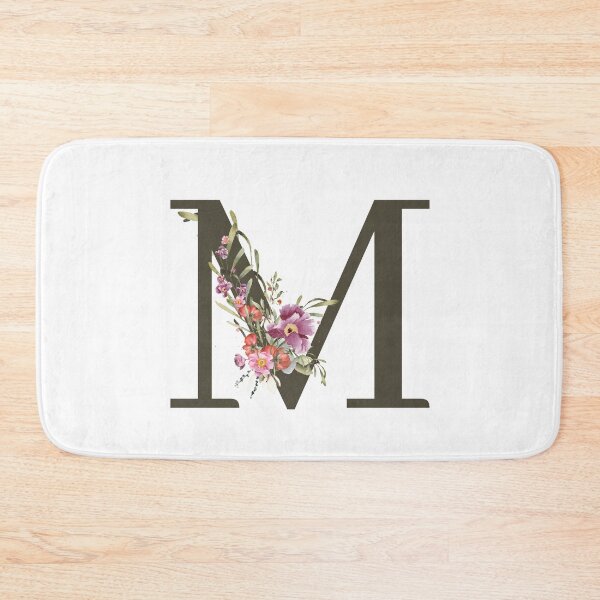 Item preview, Floral Wreath Bouquet Arrangement Monogram Letter Mq designed and sold by TheFamilyVan.