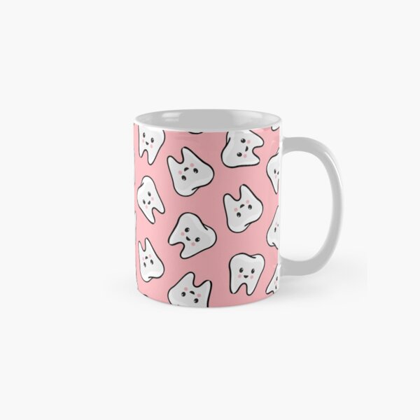 Item preview, happy teeth on pink - dentistry  designed and sold by littlearrow.