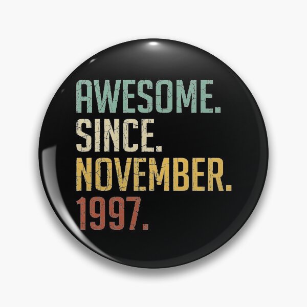 Item preview, Awesome Since November 1997 23rd Birthday Gift 23 Years Old Vintage November 1997 designed and sold by Takatv.