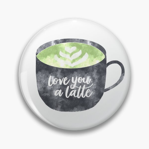 Item preview, Love you a latte designed and sold by designwithmina-.
