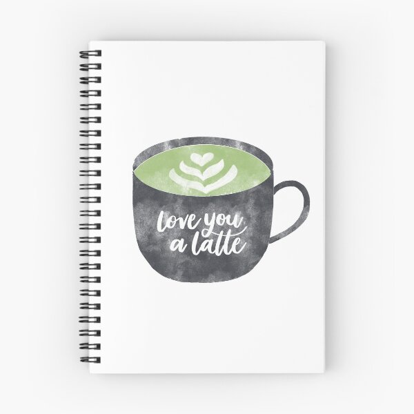 Item preview, Love you a latte designed and sold by designwithmina-.