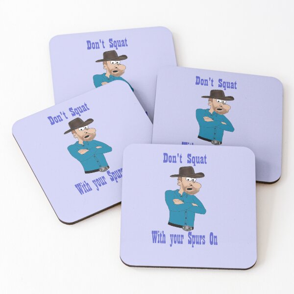 Item preview, Don't Squat with Spurs On designed and sold by KJKlassiks.