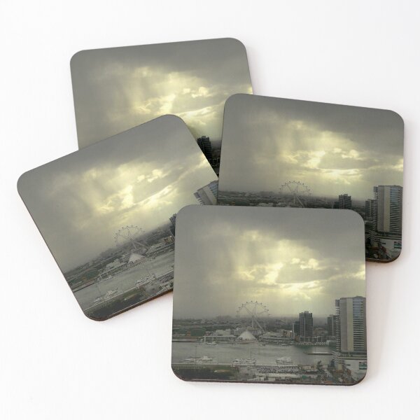 Item preview, Rain Approaching, Docklands, Melbourne designed and sold by Roz McQuillan Fine Art & Photography.