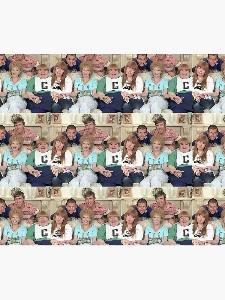 "Kath and Kim Cast" Throw Blanket for Sale by mollyorphanos Redbubble