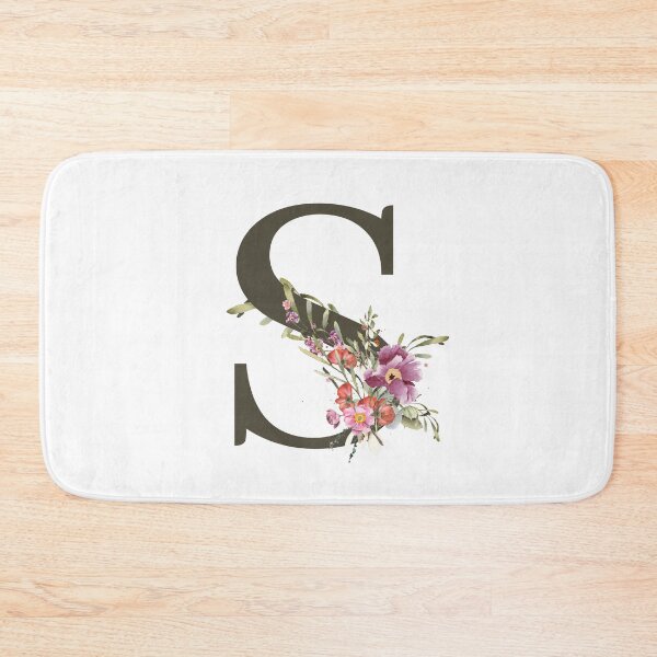 Item preview, Floral Wreath Bouquet Arrangement Monogram Letter S designed and sold by TheFamilyVan.