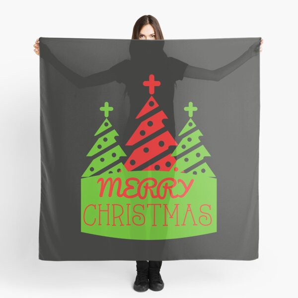 Christmas Tree Scarf