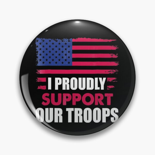 Item preview, I Proudly Support Our Troops Veterans Day designed and sold by ChatVu.