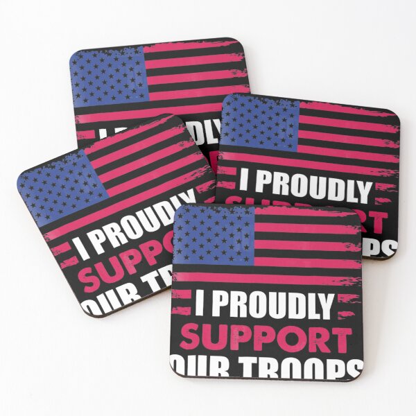 Item preview, I Proudly Support Our Troops Veterans Day designed and sold by ChatVu.
