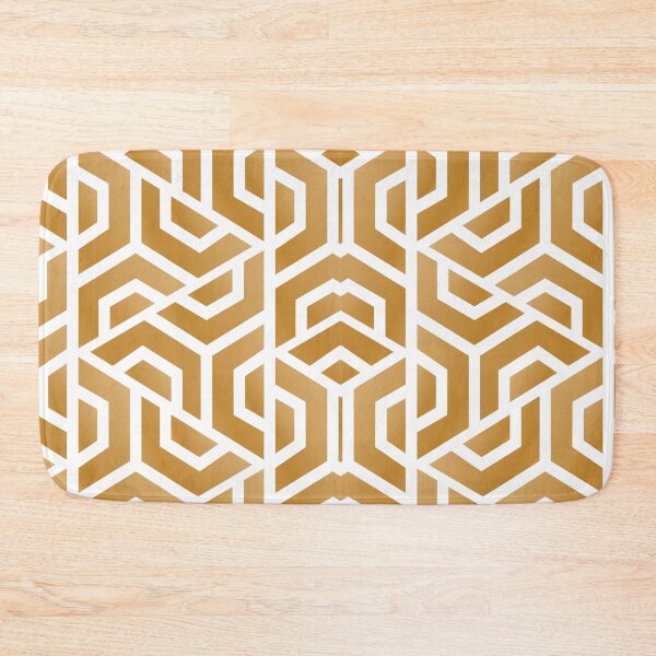 Item preview, Geometric Luxury Yellow Line Pattern designed and sold by TagCreation.