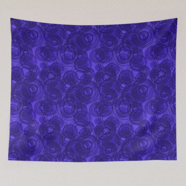 Item preview, Blue Round and Round designed and sold by Amelia Dean.