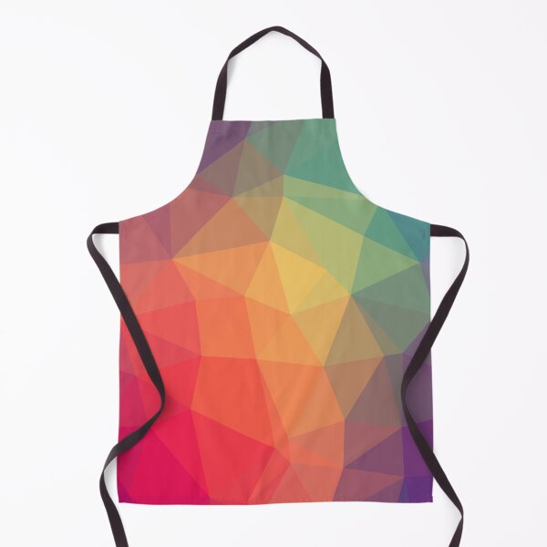 Item preview, Rainbow colored Triangular abstract minimalist Pattern designed and sold by Iconique Space.