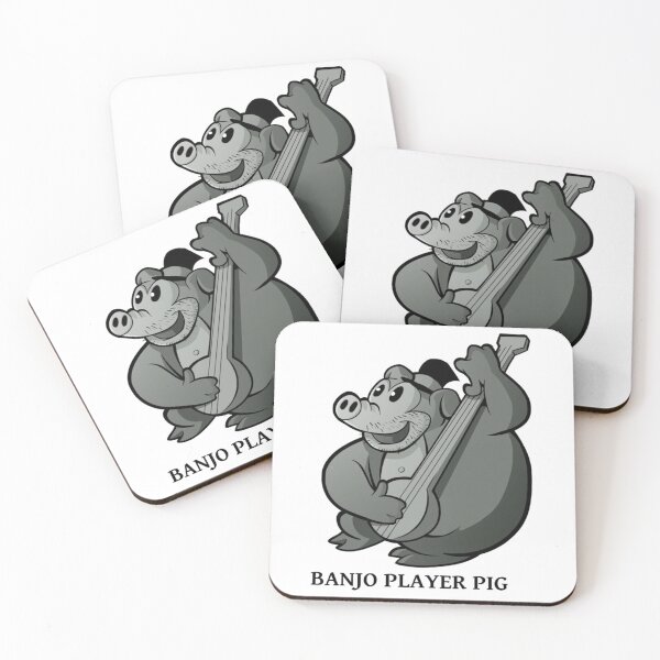 Item preview, Banjo pig designed and sold by MicheleBlake.