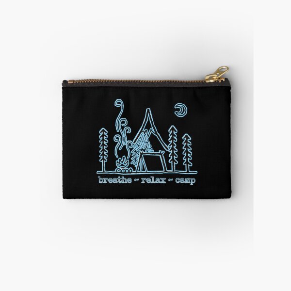 Item preview, breathe relax camp - camping - blue by Boo-da-chay designed and sold by Boo-da-chay.
